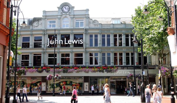 London Irish players at John Lewis in Reading